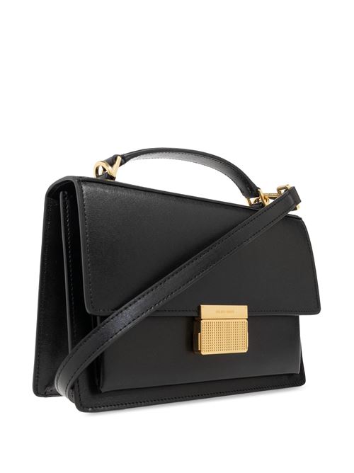 Black square body single flat bag Golden Goose | GWA00467A00056590100